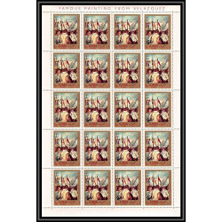 494 Ajman MNH ** N° 218 / 221 A Diego Velázquez Tableau (Painting) paintings) feuilles sheets