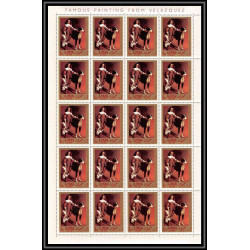 494 Ajman MNH ** N° 218 / 221 A Diego Velázquez Tableau (Painting) paintings) feuilles sheets