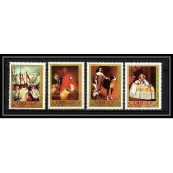 494a Ajman MNH ** N° 218 / 221 A Diego Velázquez Tableau (Painting) paintings)