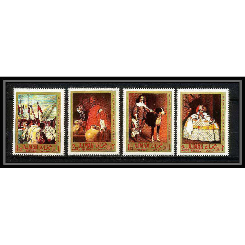 494a Ajman MNH ** N° 218 / 221 A Diego Velázquez Tableau (Painting) paintings)