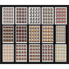 495 Manama MNH ** N° 432 / 446 B Tableau (Painting) feuilles sheets non dentelé (Imperf)