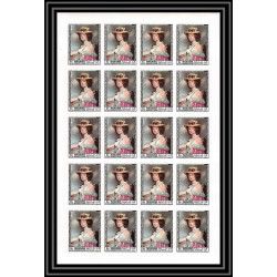 495 Manama MNH ** N° 432 / 446 B Tableau (Painting) feuilles sheets non dentelé (Imperf)