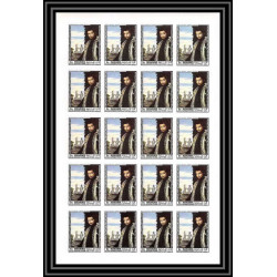495 Manama MNH ** N° 432 / 446 B Tableau (Painting) feuilles sheets non dentelé (Imperf)