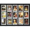 495a Manama MNH ** N° 432 / 446 B Tableau (Painting)s) old masters botticelli veronese non dentelé (Imperf)