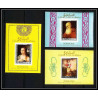 495d Manama MNH ** 3 blocs bassa / devis / palma Tableau (Painting) non dentelé (Imperf)
