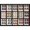 495e Manama MNH ** N° 432 / 446 B Tableau (Painting)s) old masters botticelli bloc 4 non dentelé (Imperf)
