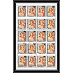 496 Manama MNH ** N° 432 / 446 A Tableau (Painting) feuilles sheets old masters botticelli veronese