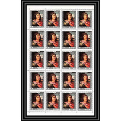 496 Manama MNH ** N° 432 / 446 A Tableau (Painting) feuilles sheets old masters botticelli veronese