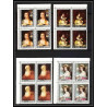 496c Manama MNH ** N° 432 / 446 A Tableau (Painting) old masters botticelli veronese tintoretto van dyck bloc 4