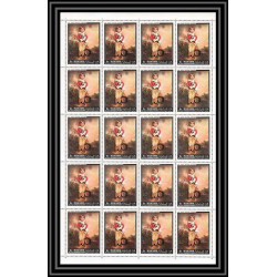 496c Manama MNH ** N° 442 A davis master simpson feuilles sheets + deluxe bloc Tableau (Painting) 