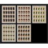497 YAR (nord yemen) MNH ** N° 602 / 606 A Tableau (Painting) spanish masters feuilles sheets cote 170