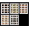 500 YAR (nord yemen) MNH ** N° 587 / 591 B Tableau tableaux painting flemish masters feuilles sheets non dentelé imperf