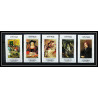 500a YAR (nord yemen) MNH ** N° 587 / 591 B Tableau tableaux painting flemish masters non dentelé (Imperf) rubens