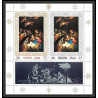 503 Ajman / Manama MNH ** bloc N° 353 + 133 A christmas (noel) nativity Gerrit van Honthorst (nederlands)