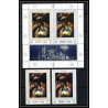 503a Ajman / Manama MNH ** bloc N° 353 + 133 A christmas (noel) nativity Gerrit van Honthorst (nederlands)