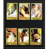 506c Fujeira MNH ** N° 1265 / 1270 B Tableau (Painting) nus nude Edgar Degas france non dentelé (Imperf)