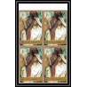 506f Fujeira MNH ** N° 1265 / 1270 B Tableau (Painting) nus nude Degas france non dentelé (Imperf) Bloc 4