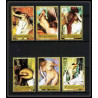506g Fujeira MNH ** N° 1265 / 1270 A Tableau (Painting) nus nude Edgar Degas france