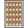 506J Fujeira MNH ** N° 1265 / 1270 A Tableau (Painting) nus nude Edgar Degas france feuilles sheets