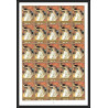 506k Fujeira MNH ** N° 1265 / 1270 B Tableau tableaux painting nus nude Degas Non dentelé imperf feuilles sheets