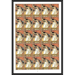 506k Fujeira MNH ** N° 1265 / 1270 B Tableau tableaux painting nus nude Degas Non dentelé imperf feuilles sheets