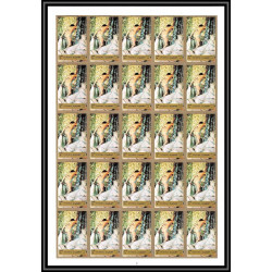 506k Fujeira MNH ** N° 1265 / 1270 B Tableau tableaux painting nus nude Degas Non dentelé imperf feuilles sheets