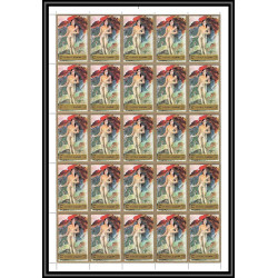 506l Fujeira MNH ** N° 1272 / 1277 A Tableau (Painting) nus nude Paul Gauguin france feuilles sheets 