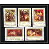 508 Fujeira MNH ** N° 864 / 868 B non dentelé (Imperf) nus nude paintings Tableau tableaux rubens veronese 