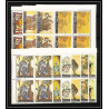 512c Yemen kingdom MNH ** N° 355 / 364 A BLOC 4 peinture asie tableaux asian paintings wang hui sa jong - tung chichang