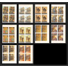 513d Yemen kingdom MNH ** N° 355 / 364 B N° 46 peinture asie Tableau tableaux asian paintings non dentelé imperf BLOC 4