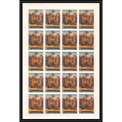 514 Yemen kingdom MNH ** N° 290 / 295 B Tableau (Painting) feuilles sheets non dentelé (Imperf) van gogh