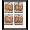 514c Yemen kingdom MNH ** N° 290 / 295 B Tableau (Painting) non dentelé (Imperf) van gogh rubens bloc 4