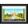 516a Ajman MNH ** N° 180 B Taj Mahal inde india indian paintings non dentelé (Imperf)