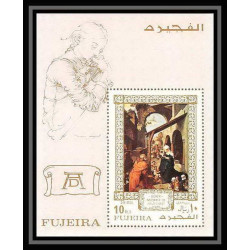 519 Fujeira MNH ** Bloc N° 50 A nativity of Jésus Christ Albrecht Dürer german Tableau (Painting)