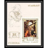 520 Fujeira MNH ** Bloc N° 50 B nativity of Jésus Christ Dürer german Tableau (Painting) non dentelé imperf