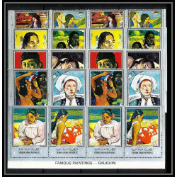 526a YAR (nord yemen) MNH ** N° 630 / 639 A Tableau (Painting) Paul Gauguin