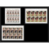 526c Sharjah MNH ** N° 350 / 352 A feuilles sheets Tableau (tableaux japanese paintings) hiroshige utamaro harunobu