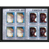 527c YAR (nord yemen) MNH ** N° 1040 / 1045 A Toutankhamon (Tutankhamun) egypt (Egypte) coin de feuille bloc 4