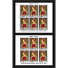 533e Ras Al Khaima MNH ** N° 231 A / B Gossaert Mabuse peinture (painting) feuilles sheets non dentelé (Imperf)
