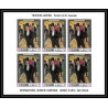 533i Ras Al Khaima MNH ** N° 237 A / B Toulouse-Lautrec (painting) feuilles sheets non dentelé (Imperf)