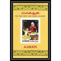 542 Ajman MNH ** Bloc N° 13 B middle eastern tales the arabian nights "The man who had never laughed non dentelé imperf