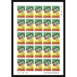 583 Discount Barbuba MNH ** Mi 182/184 B Scott 167/169 non dentelé (Imperf) Centenary of UPU avion plane feuilles sheets