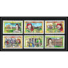 588 Nukufetau tuvalu MNH ** 1984 SC 14-19 (Mi 11-22) Leaders of The World, Kings and Queens Overprint specimen Proof