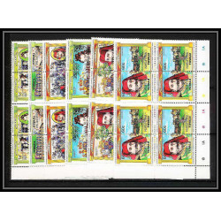 588a Nukufetau tuvalu MNH ** 1984 SC 14-19 (Mi 11-22) Bloc 4 Kings and Queens Overprint specimen Proof