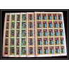 588a Nukufetau tuvalu MNH ** 1984 Sc 14-19 Leaders of The World, Kings Queens Overprint specimen Proof feuilles sheets