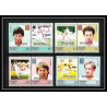 589 Nukufetau tuvalu MNH ** 1985 Mi 23-30 Sc 20 / 23 Cricket Set Overprint specimen Proof