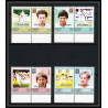 589a Nukufetau tuvalu MNH ** 1985 Mi 23-30 Sc Mi 23-30 Sc 20 / 23 Cricket Set Overprint specimen Proof