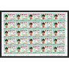 589c Nukufetau tuvalu MNH ** 1985 Mi 23-30 Sc 20 / 23 Bloc 4 Cricket Set Overprint specimen Proof feuilles sheets