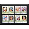 590 Nukufetau tuvalu MNH ** 1985 N° 44 / 47 Elizabeth Queen Mother Overprint specimen Proof