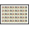 590c Nukufetau tuvalu MNH ** 1985 N° 44 / 47 Elizabeth Queen Mother Overprint specimen Proof feuilles sheets
